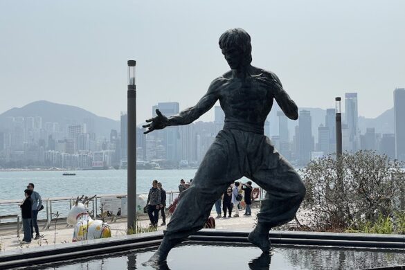 Bruce Lee Statue - SillySuitcase