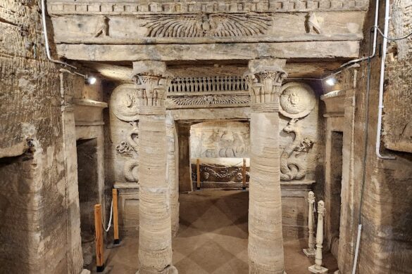 Catacombs Of Kom El Shoqafa - SillySuitcase