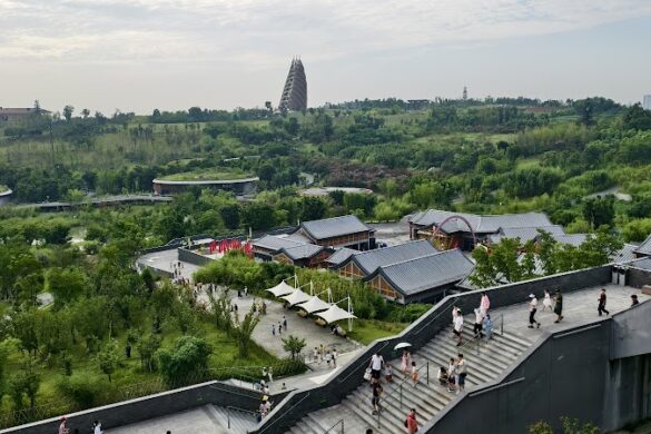 Chengdu Giant Panda Base Exit - SillySuitcase