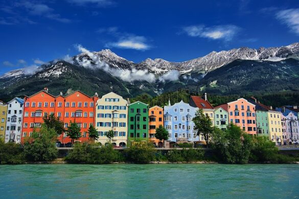Colourful Houses Innsbruck - SillySuitcase