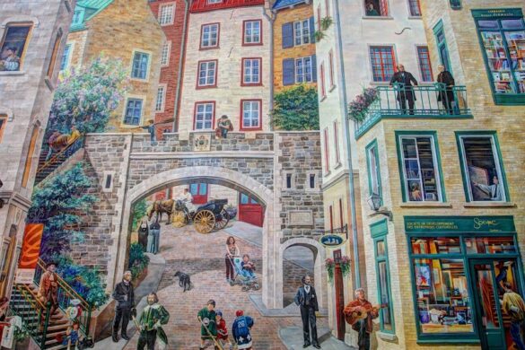 Quebec City Mural - SillySuitcase