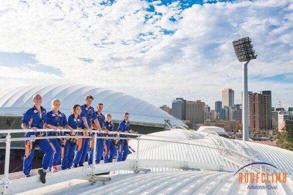 Roofclimb Adelaide Oval - SillySuitcase
