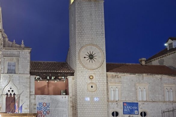 Clock Tower Of Dubrovnik - SillySuitcase