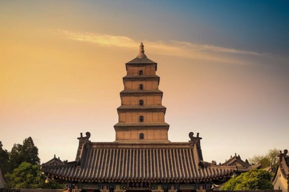 Giant Wild Goose Pagoda - SillySuitcase