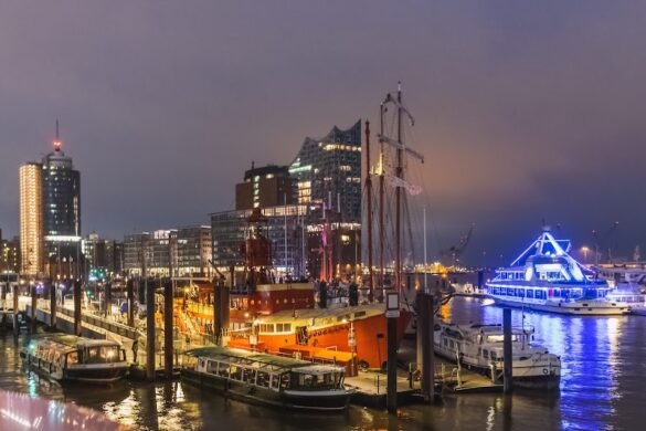 Hamburg Harbor - SillySuitcase