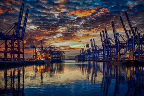 Hamburg Harbor - SillySuitcase