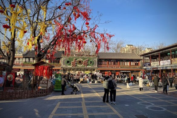 Panjiayuan Antique Market Parking Lot - SillySuitcase