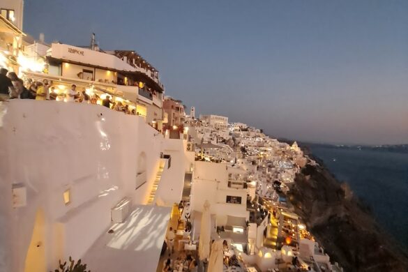 Panoramic View Fira - SillySuitcase