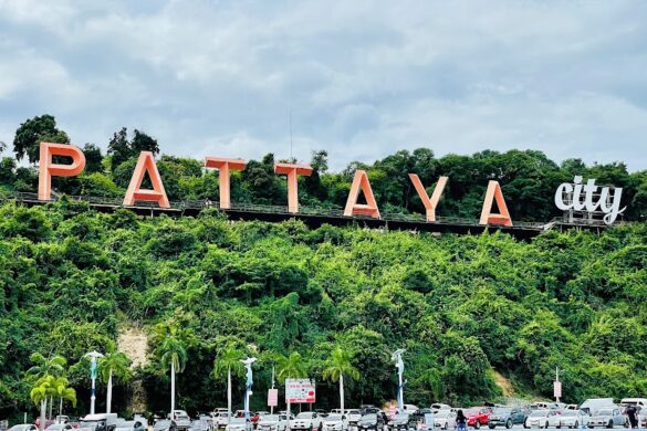 Pattaya City Sign - SillySuitcase