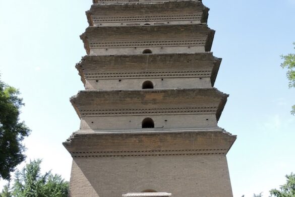 Small Wild Goose Pagoda - SillySuitcase