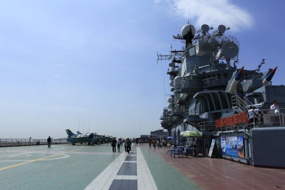 Tianjin Binhai Aircraft Carrier Theme Park - SillySuitcase