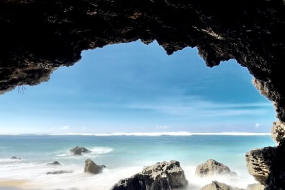 Hidden Cave Gunung Payung Beach - SillySuitcase