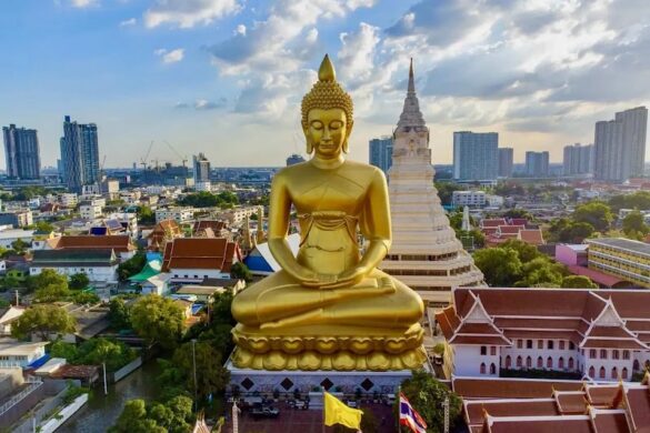 Photo Spot For The Big Buddha At Paknam Temple Phra Buddha Dhammakaya Thep Mongkol - SillySuitcase